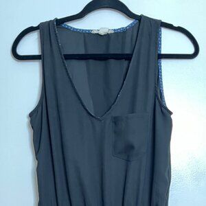 Vintage, Size M Black Sleeveless Short Romper, Size Small